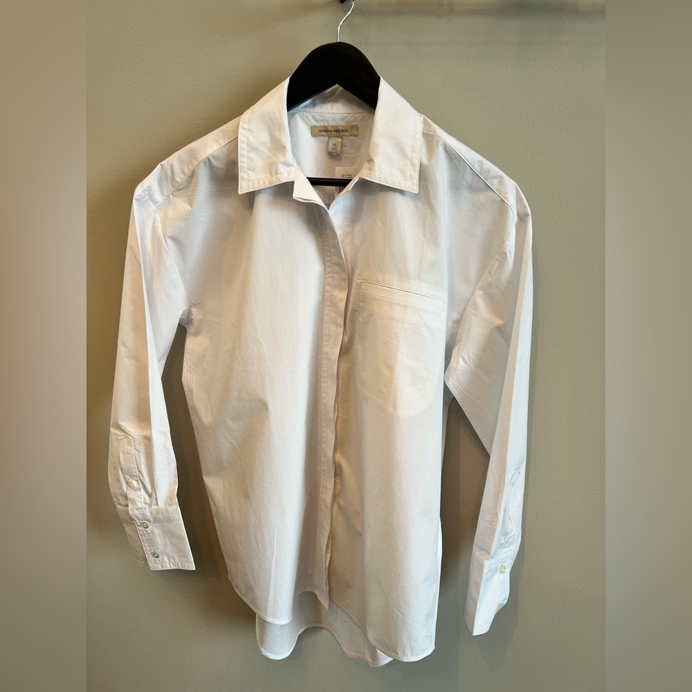 NWT Classic Banana Republic oversized button down